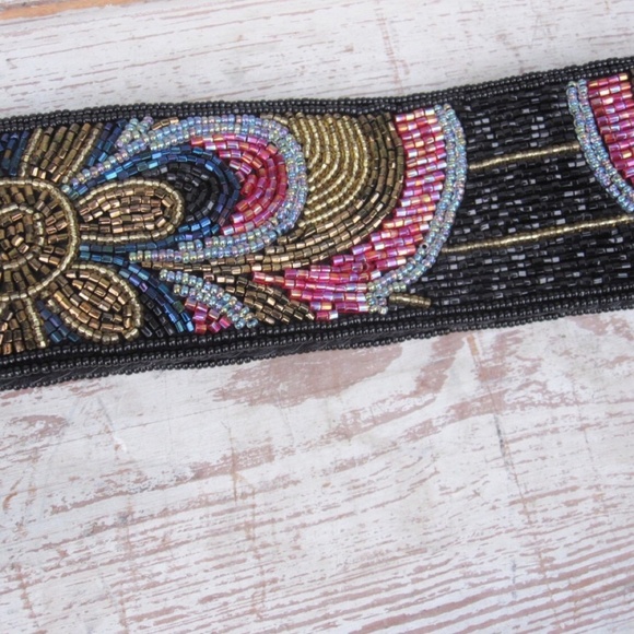 Vintage Beaded Belt - Picture 2 of 4
